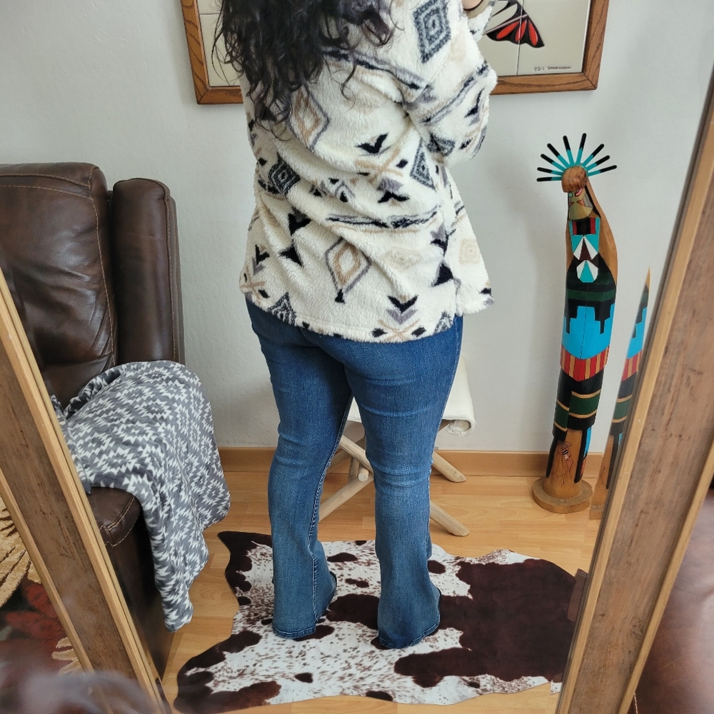 CAMPER Soft Tribal Quarter Zip Pullover - Picture 3 of 16